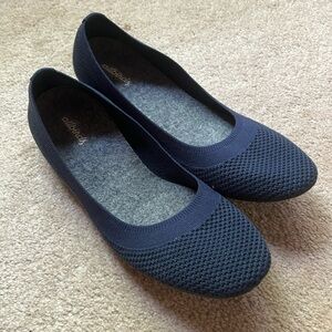 Allbirds Tree Breezer Ballet Flats - Navy Blue 10.5